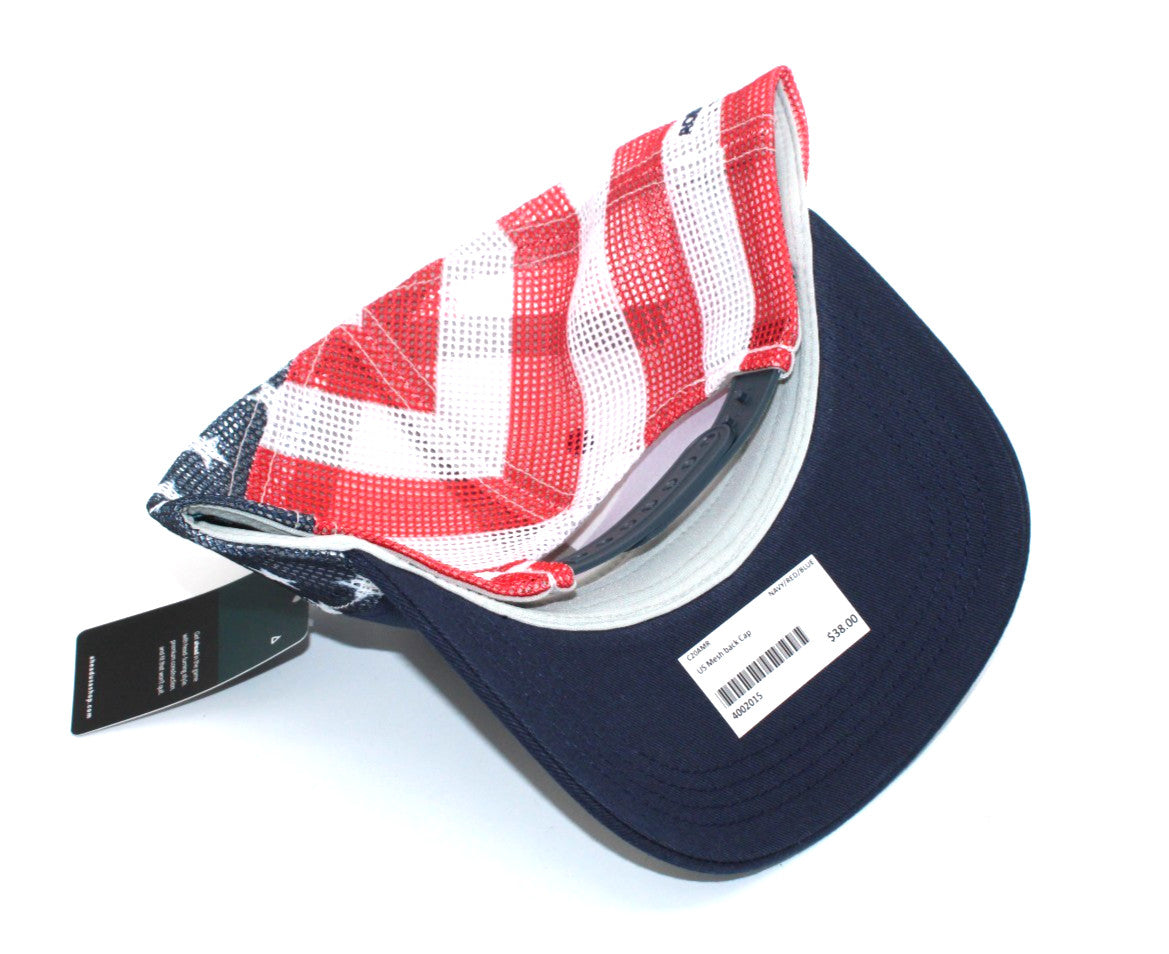 Men's Adjustable Mesh Back Golf Hat Cap with USA Solheim Cup Design