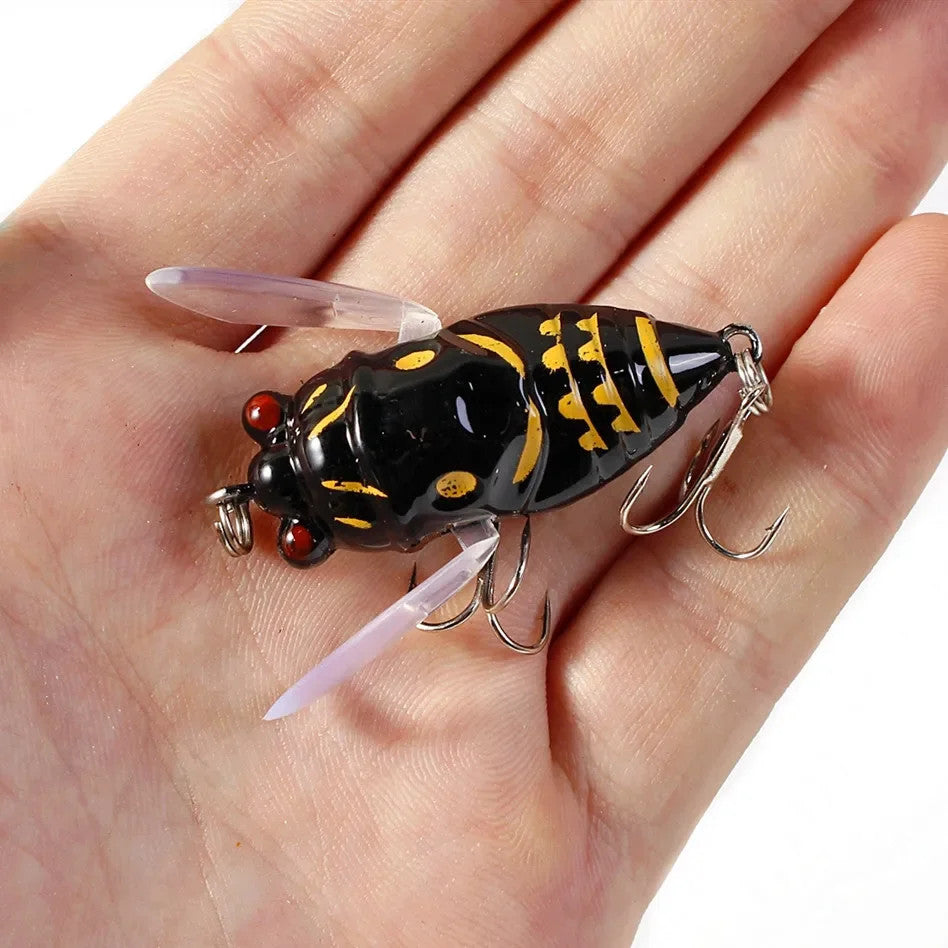 Holographic Cicada Fishing Lure 2024 Hard Bait for Freshwater & Saltwater