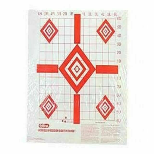 Champion Redfield Style Precision Sight-In Targets, 100 Pack, 16x16 inches