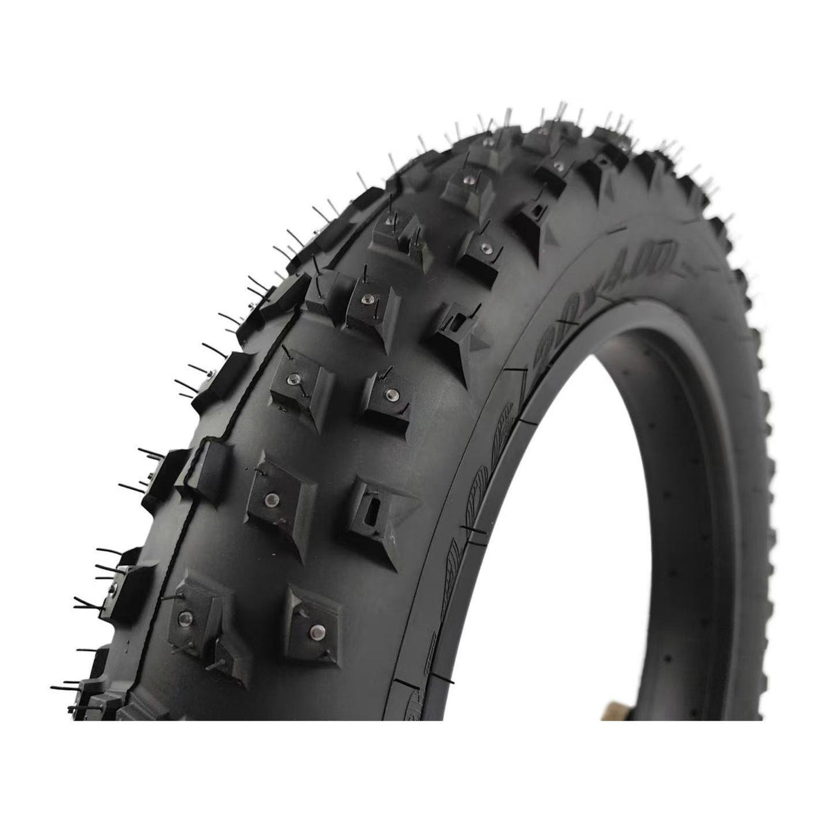 20x4.0 Fat Snow Bicycle Tire with Studded Tread for E-Bikes