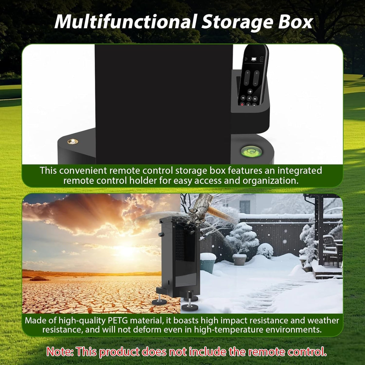 Golf Launch Monitor Protective Cover with Adjustable Leveling & Storage