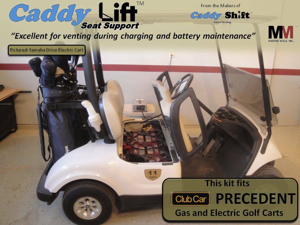 Golf Cart Seat Support Kit for Club Car Precedent Onward Tempo - Fits Gas & Electric Models