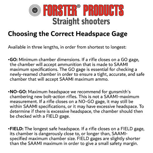 Rimmed and Belted Headspace Gauge for Magnum Rifles - Safe Chamber Checks