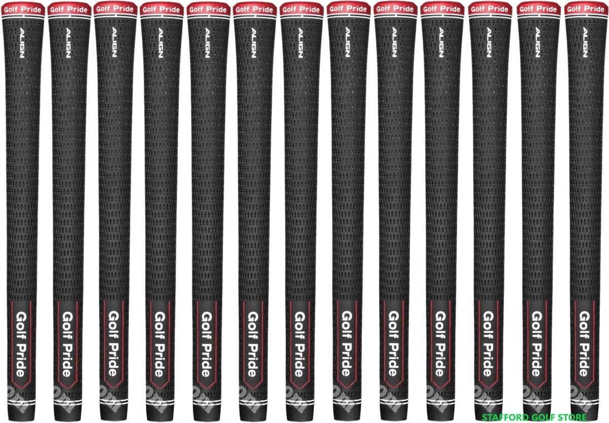Golf Pride Tour Velvet ALIGN Golf Grip - Ribbed, Standard & Midsize Options
