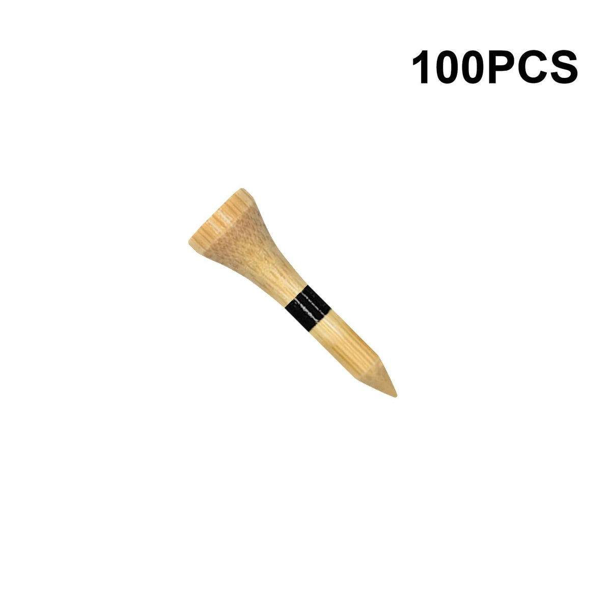 Wooden Golf Tees 1.5 Inch 100 Count - Natural Bamboo Short Tees
