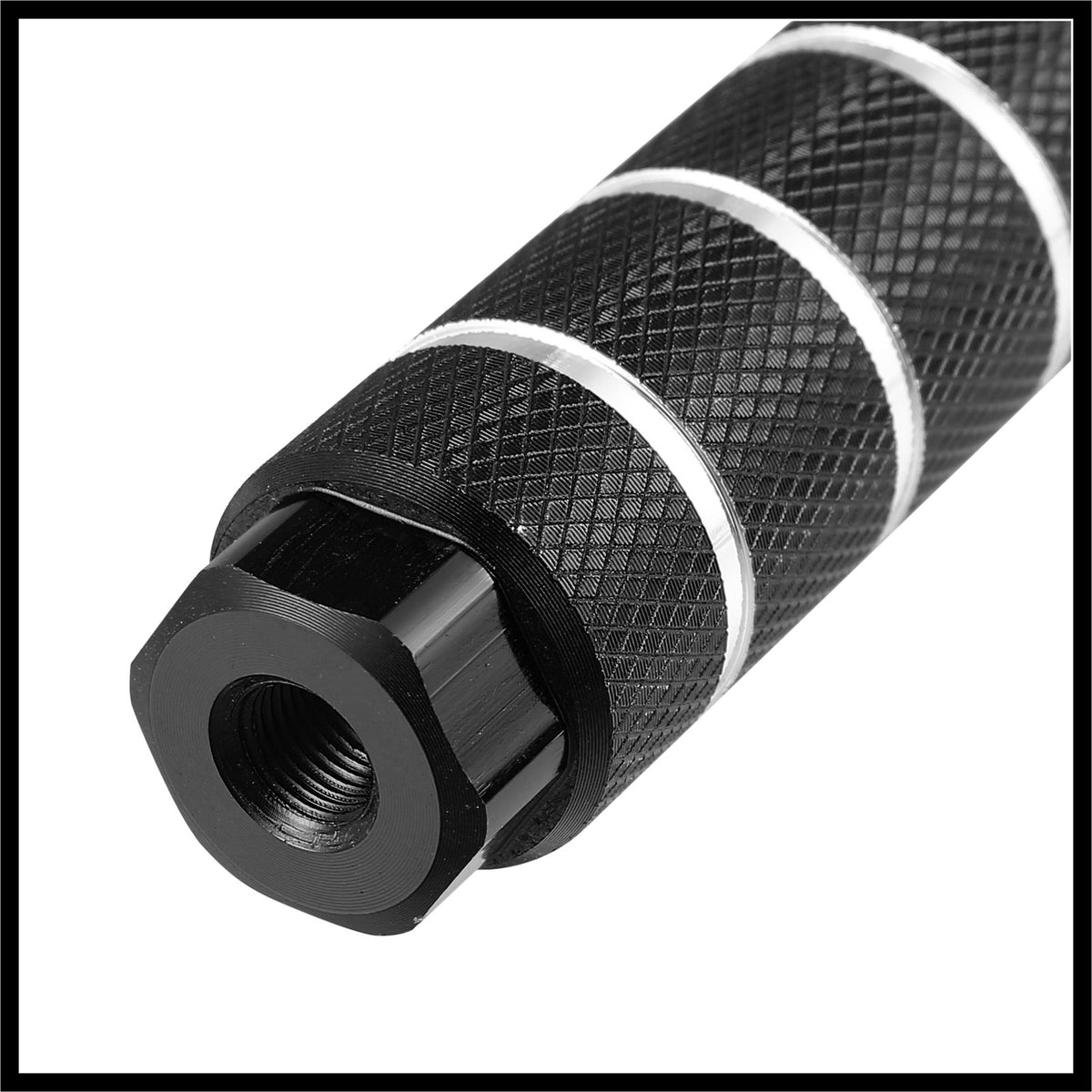 Aluminum Alloy Bicycle Rear Foot Pegs for BMX MTB 3/8 Inch Axles - Set of 4