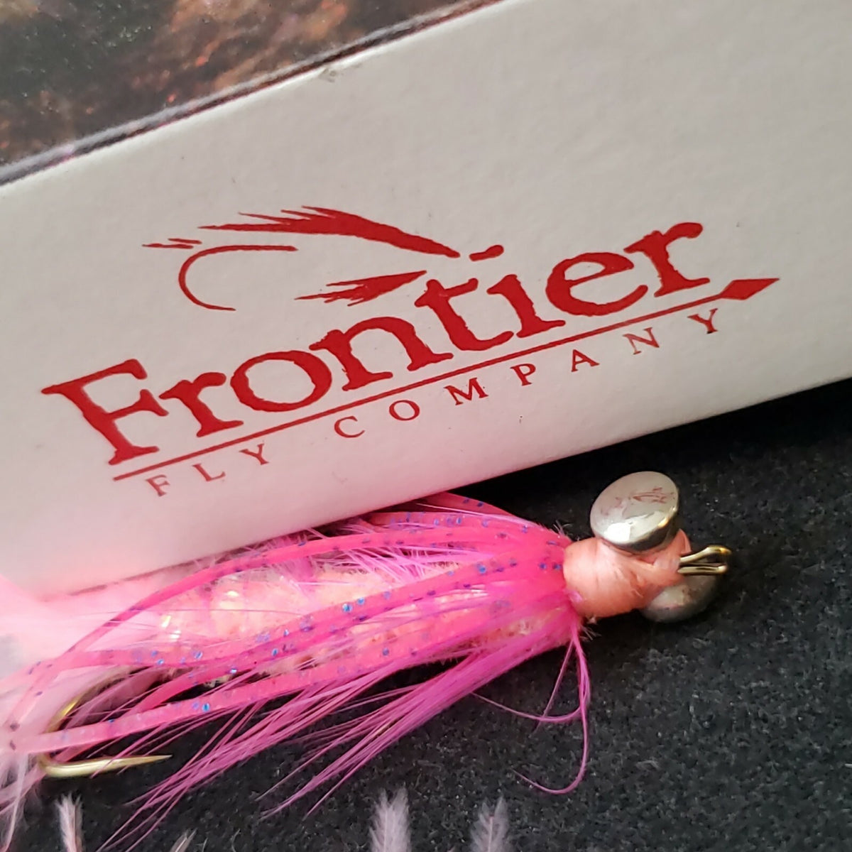Fishing Flies Rattlebugger Pink Size 6 Artificial Lures - Custom Tied