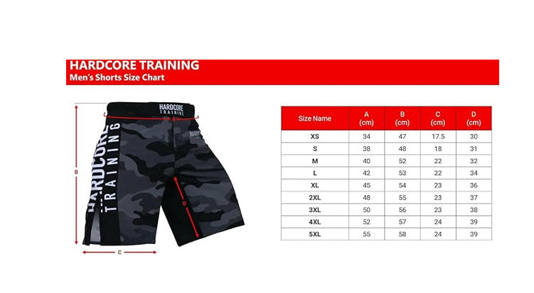 Men's Fight Shorts MMA Boxing Training Shorts with Elastic Waist - Black Green Red Purple Blue XS