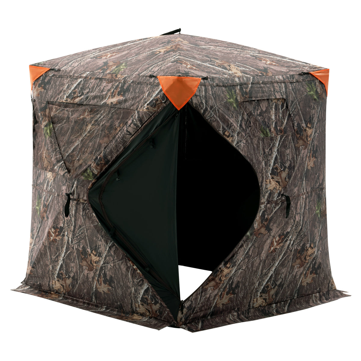Ground Hunting Blind 270° with Mesh Windows for Deer & Duck - Weatherproof, Portable, 2-3 Person