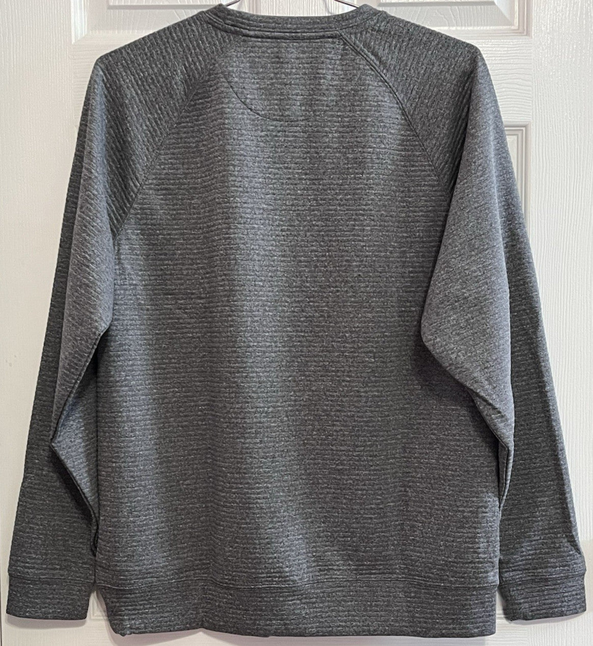 Men's Golf Sweater Black Crew Neck Dornoch Pullover Large