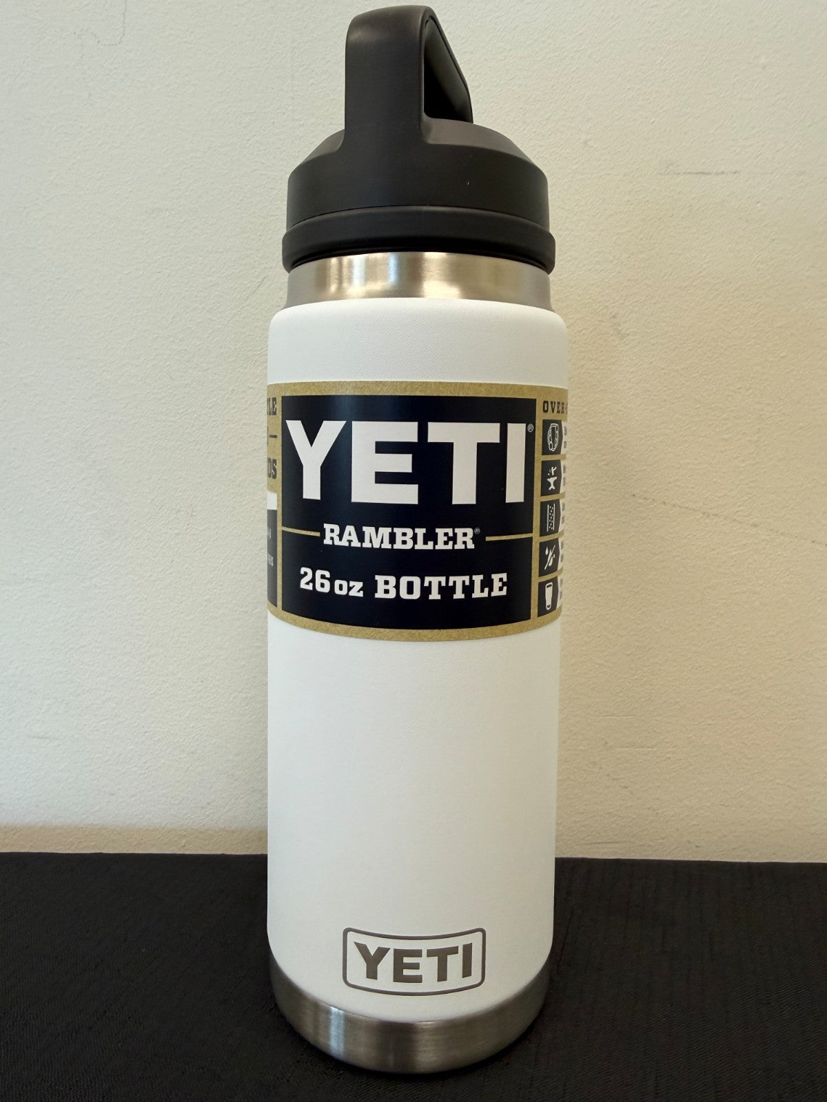 Yeti Rambler 26oz Water Bottle with Wide Mouth and Handle