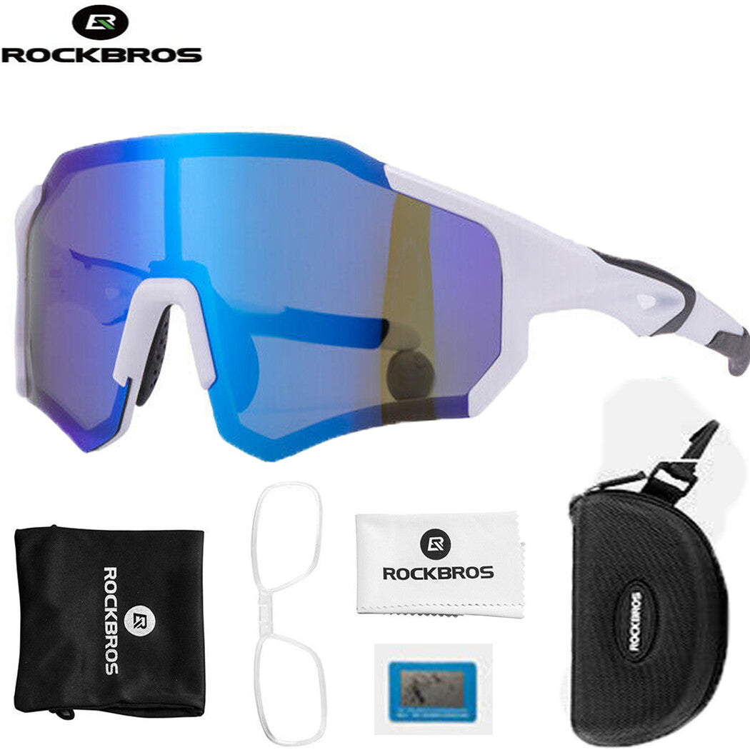 Polarized Cycling Sunglasses UV400 Full Frame Myopia Glasses for Bicycles