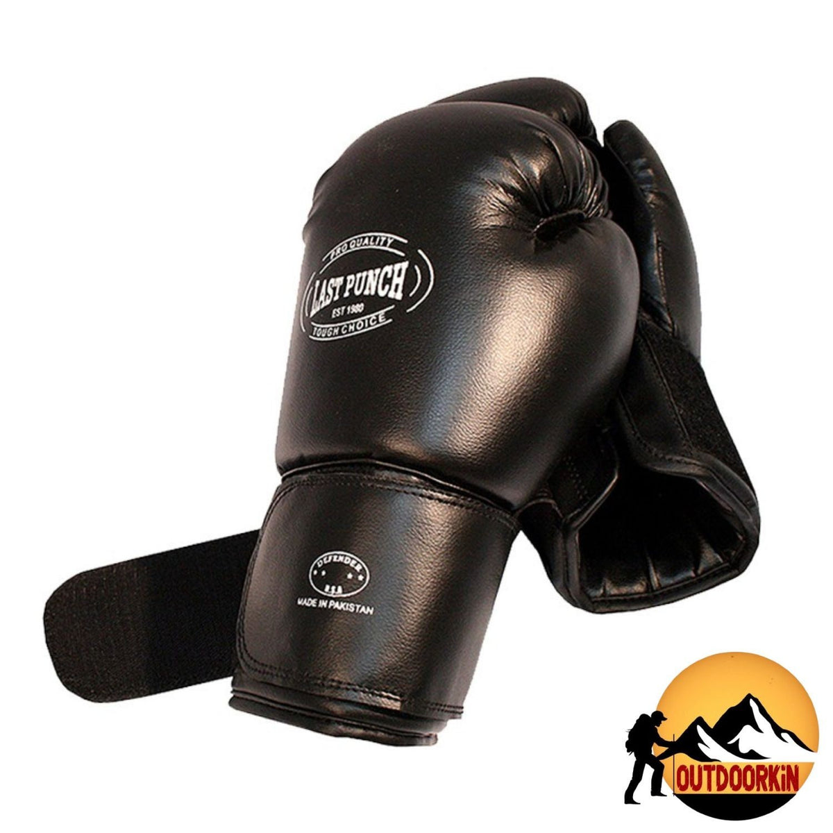 Pro Boxing Gloves 16oz Heavy Duty Training Fight Gloves Black