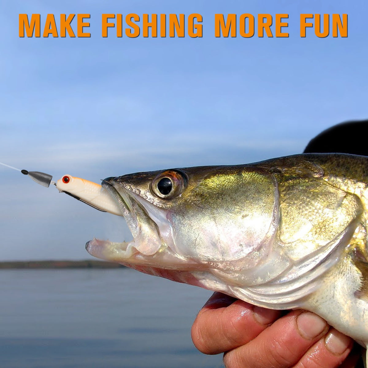 Baitkeeper Worm Hooks 30PCS Saltwater and Freshwater Fishing Hooks