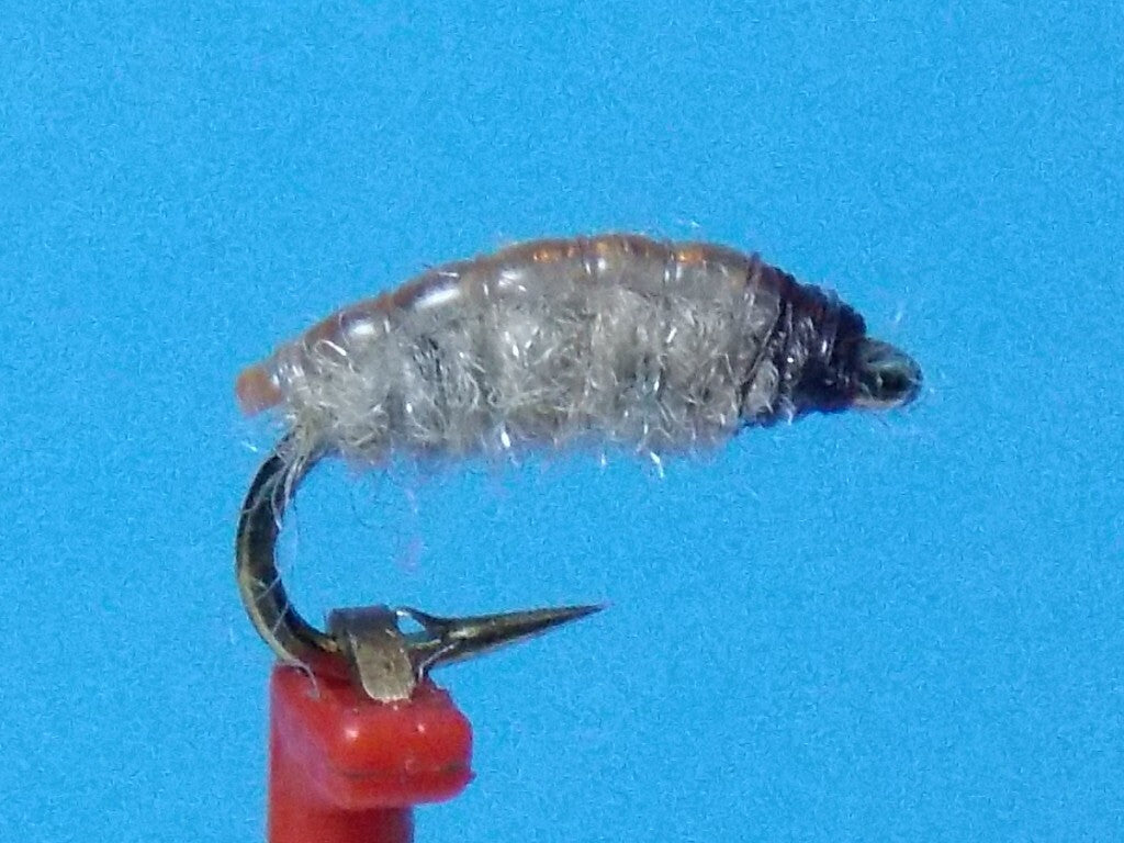 Fly Fishing Nymph Pattern Size 18 Tan Amber Trout Crack Sow Bug