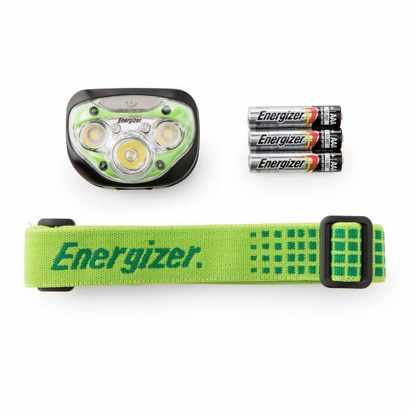 Energizer Vision HD+ Green LED Headlamp 350 Lumen with AAA Batteries