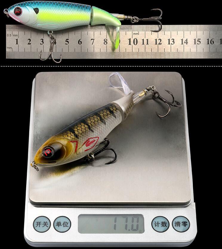 Topwater Fishing Lure Set - 105mm Albino Frog Style Poppers, 2 Pack