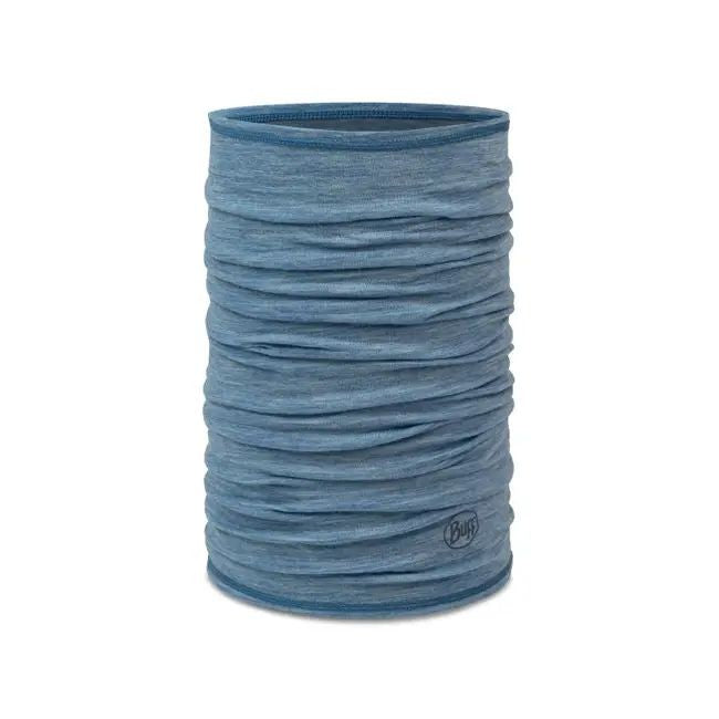 Lightweight Merino Wool Neck Gaiter - Unisex, Multi-Use, Lake Blue