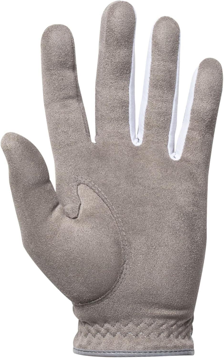 Golf Rain Gloves Pair X-Large White Gray Waterproof Grip & Ball Marker