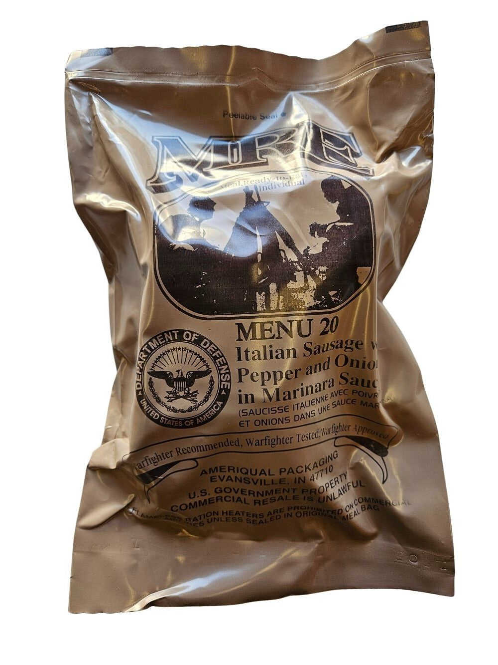 2024-2025 US Military MRE Meal Ready to Eat Assorted Menu Options
