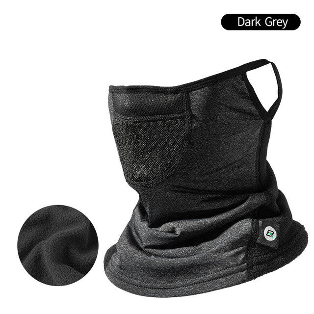 Winter Face Mask Balaclava with Hanging Ear Design Fleece Windproof Neck Gaiter