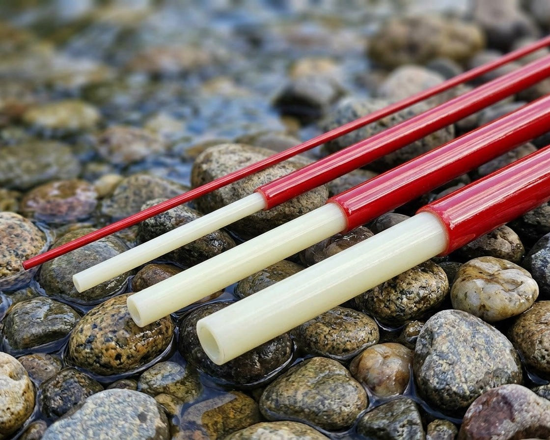 Fast Action Fiberglass Fly Rod Blank - 8'6" 5wt 4pc for Fly Fishing