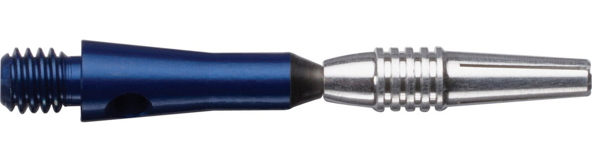 Spinster Aluminum Short SH Dart Shaft, Blue - 3 Pack