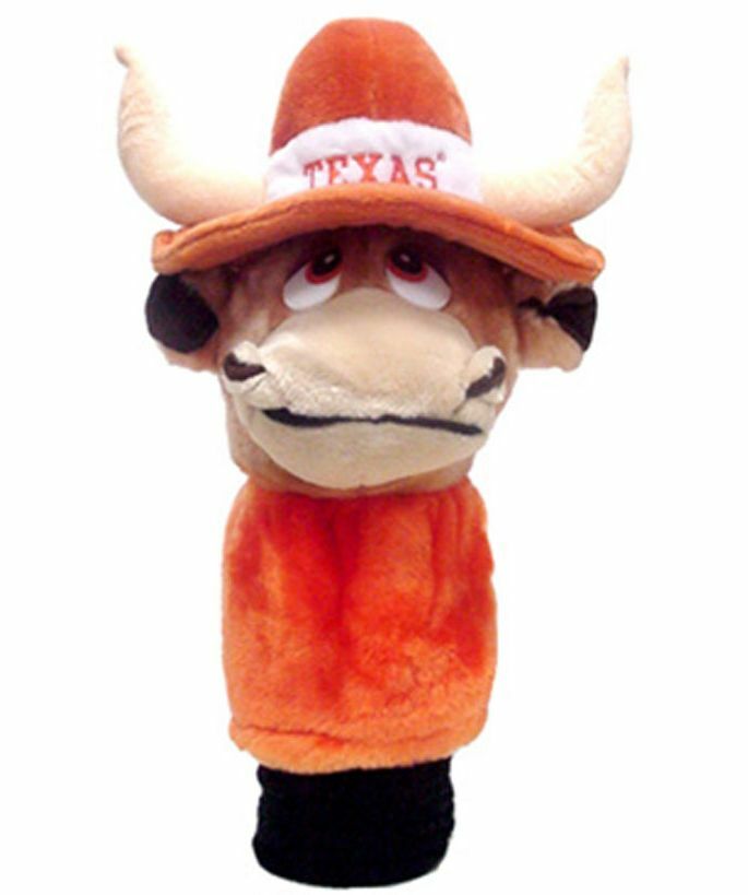 Texas Longhorns Mascot Golf Driver Headcover - Authentic Team Golf Accessory