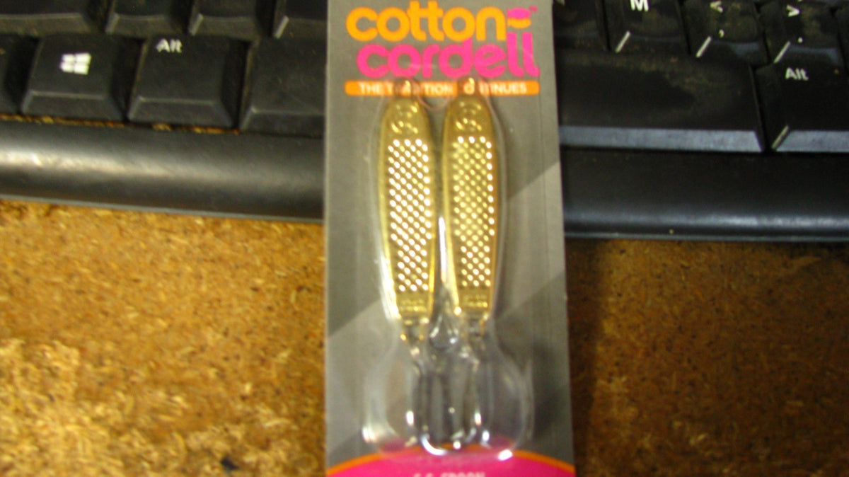 Gold Casting Spoon Set - 1/2 oz 4-Piece Fishing Tackle Spoons