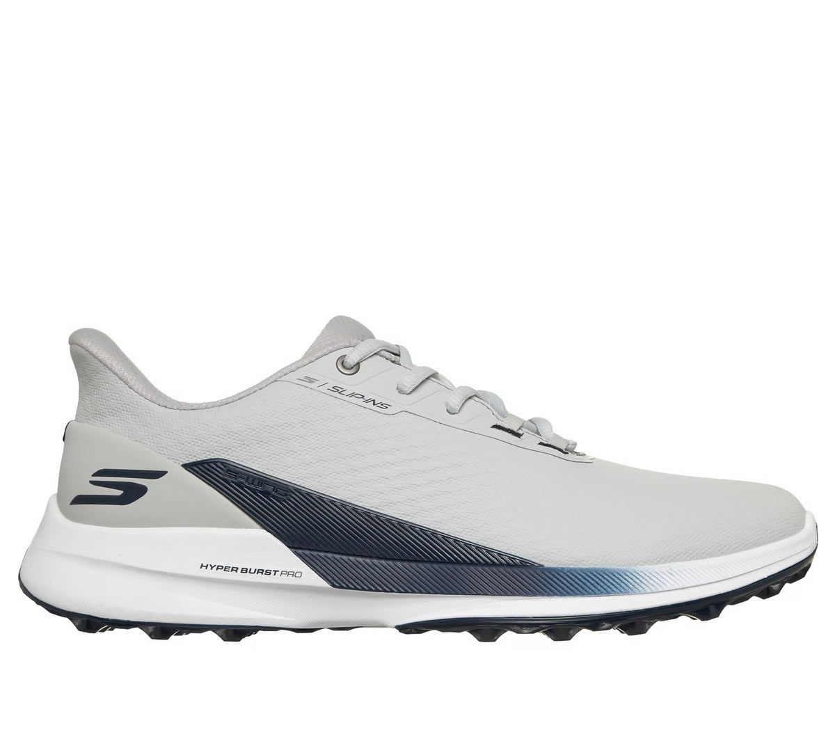 Skechers Men's Waterproof Slip-On Golf Shoes - Gray Navy, All Sizes