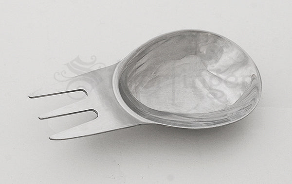 Mini Stainless Steel Spork Set of 4 Camping Utensils for Hiking & Travel