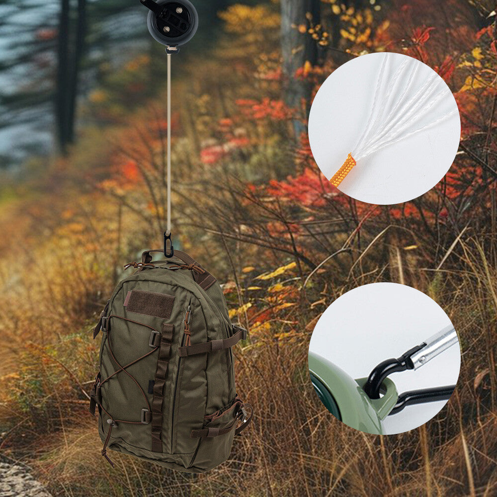 Retractable Bow & Gear Hoist Rope 33FT for Hunting Tree Stand Accessories