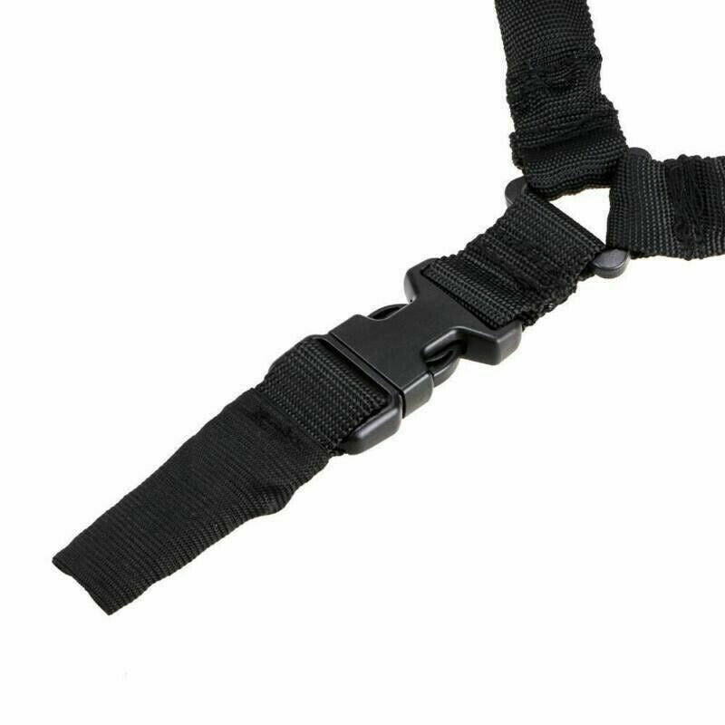 Single Point Tactical Gun Sling Strap Bungee Rifle with Quick Release