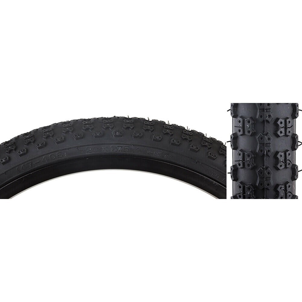 20x1.75 Bicycle Tire for BMX Kids Bikes Black Steel Bead 40-65 PSI