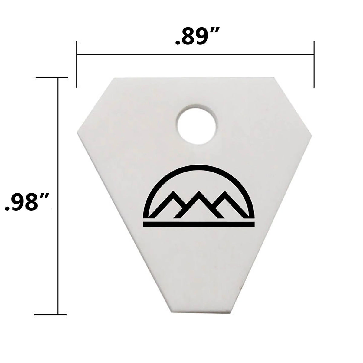 Ceramic Ferro Rod Fire Starter Strikers - Super Hard Zirconia 2-Pack