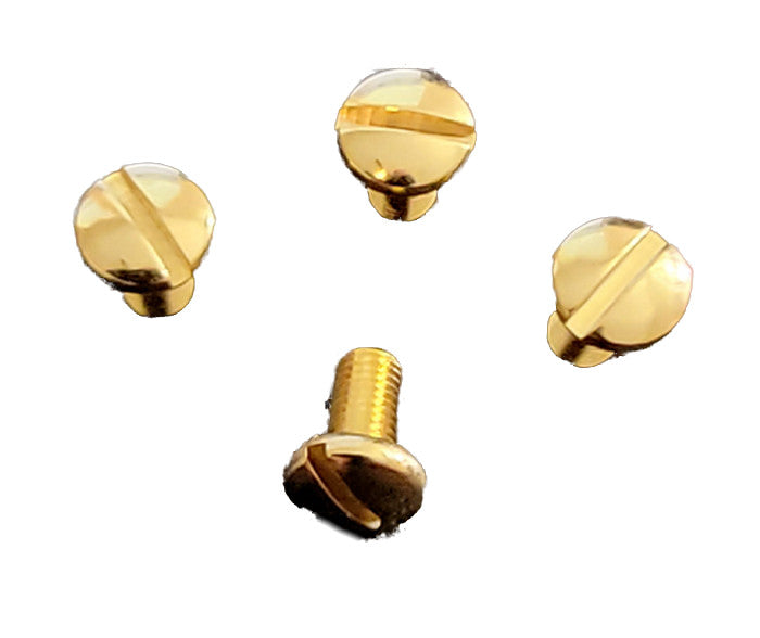 Full Size Gold Grip Screw Set for 1911 Pistols - Fits Colt Kimber Springfield