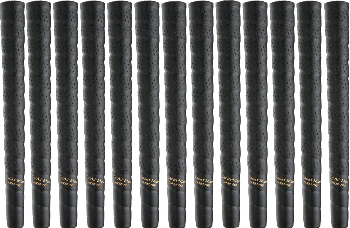Perforated Golf Grips Bundle Set - Standard Midsize Jumbo - Stable, Comfortable Fit