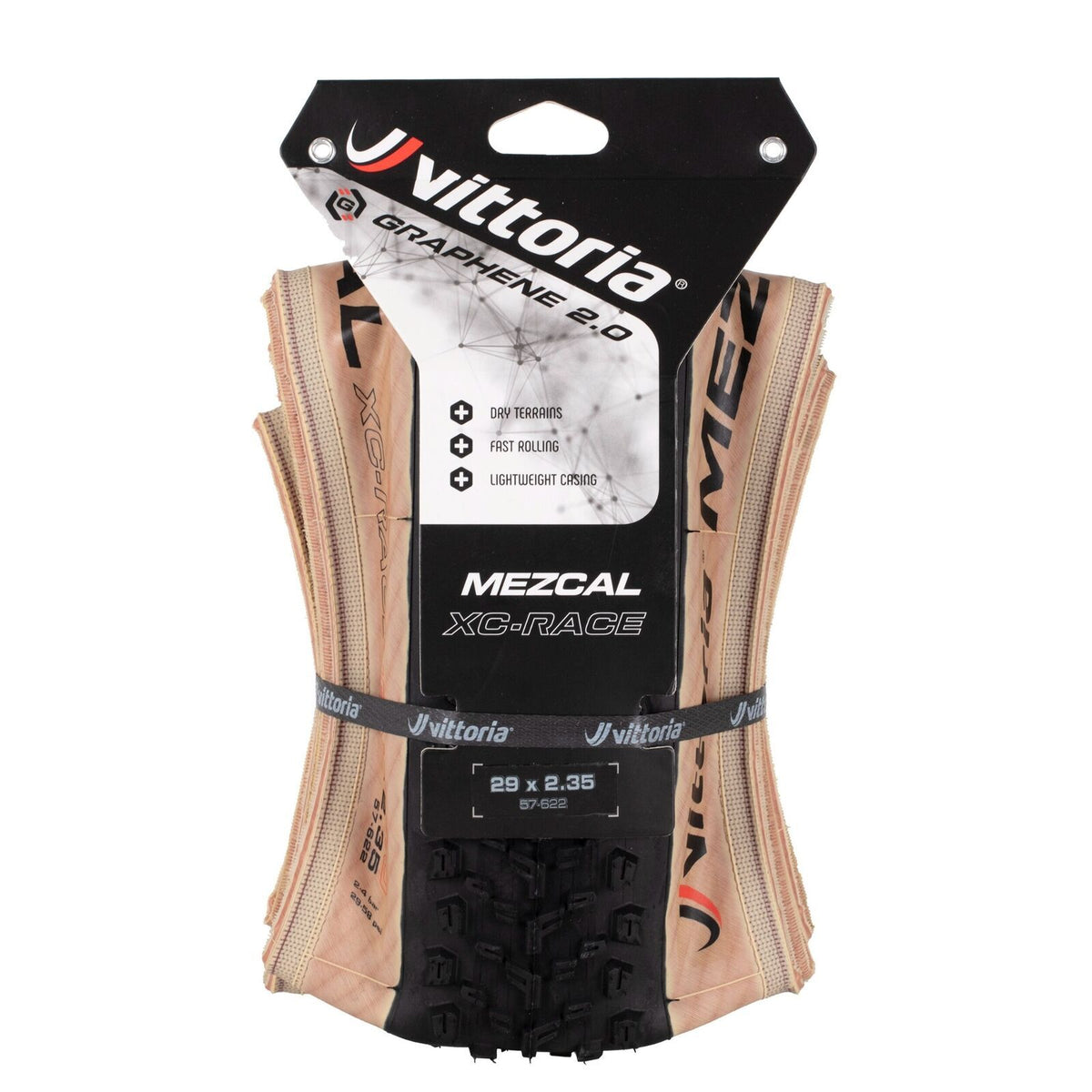 Vittoria Mezcal III G2.0 29-Inch XC Race Bicycle Tire - Multiple Sizes & Quantities
