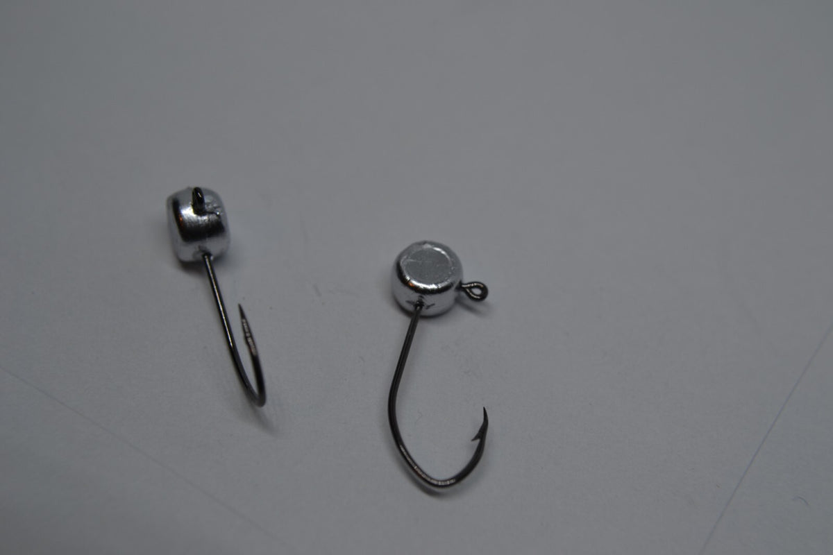 1/16 Free Style Jig Head #6 Black Mustad Sickle Jig Tying 100 Pieces