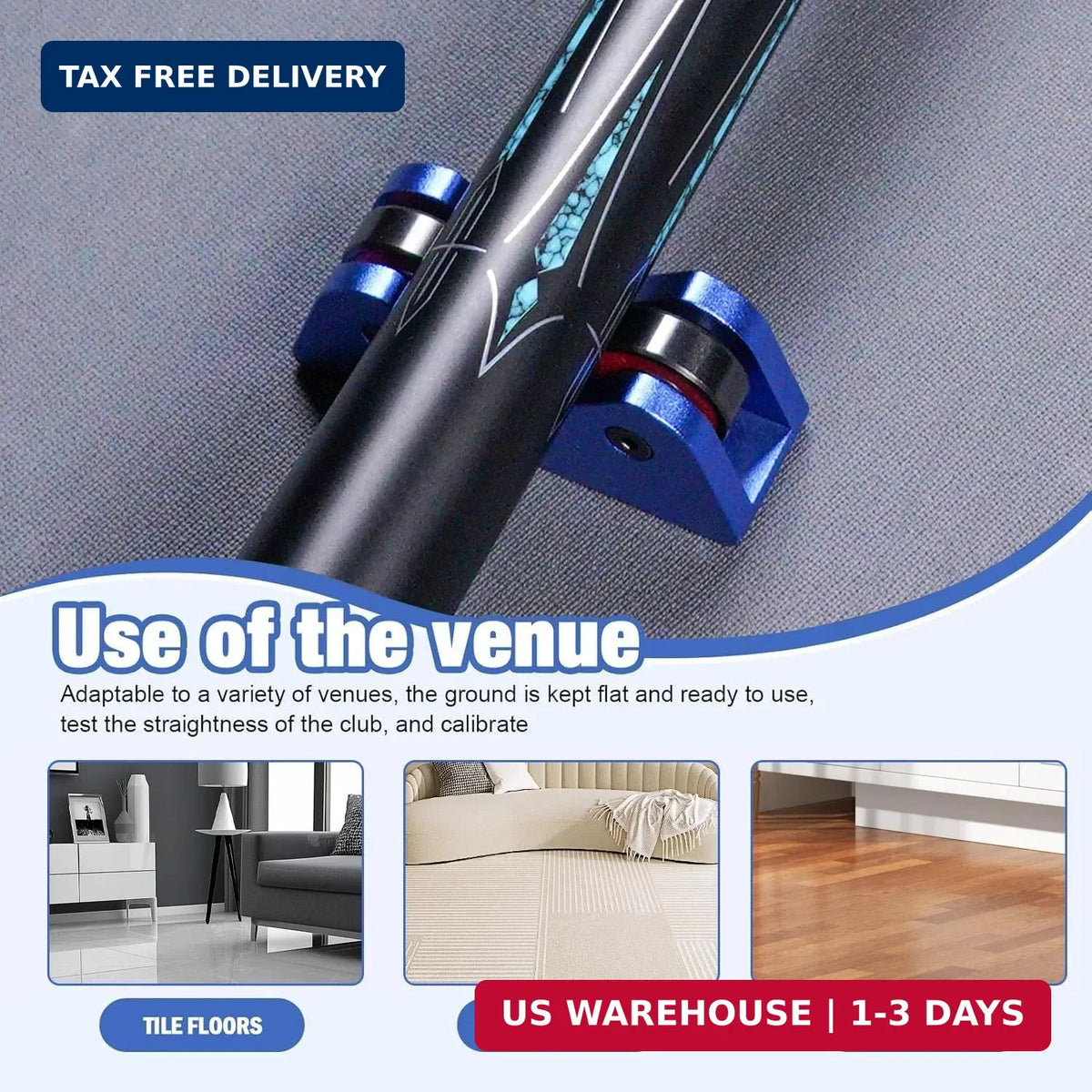 Billiard Cue Straightness Checker - 2Pcs Pool Cue Roller Alignment Tool