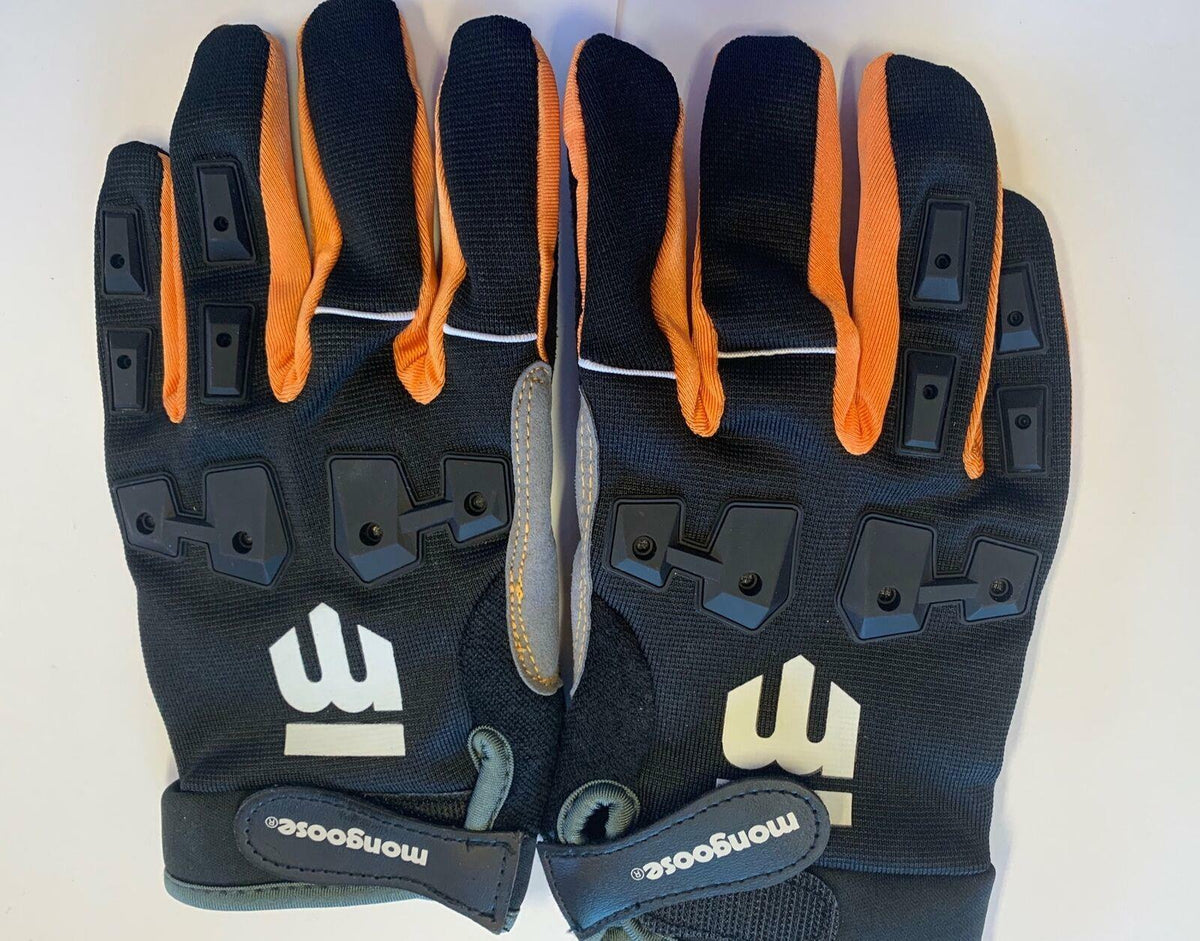 Bicycle Gloves Full Finger Padded MTB BMX Bike Gloves L/XL Black