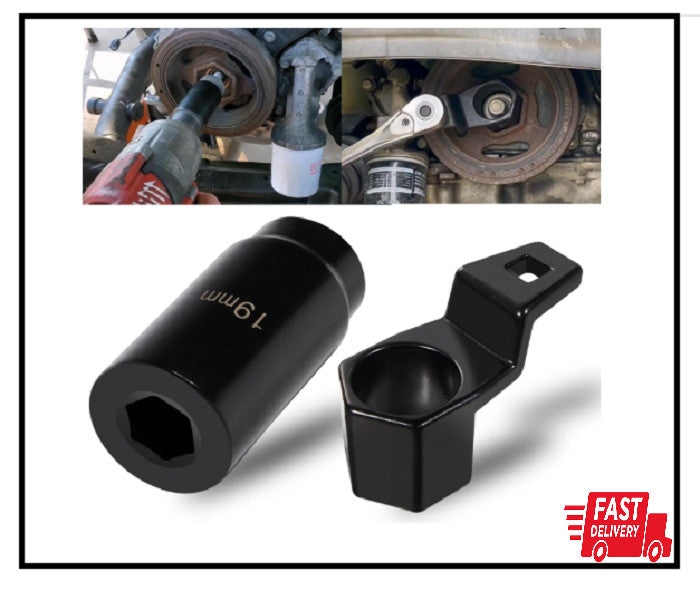 Honda Crank Pulley Tool Set with 19mm Socket & 50mm Wrench for Acura Engines