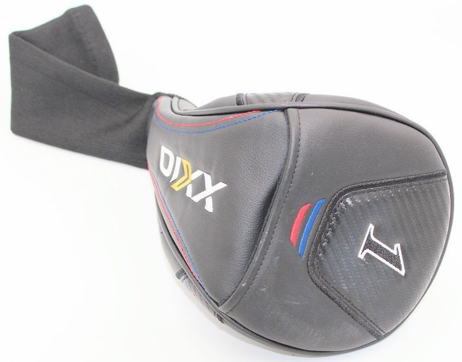 Golf Driver Headcover Set - Black Red Blue Head Covers for Clubs
