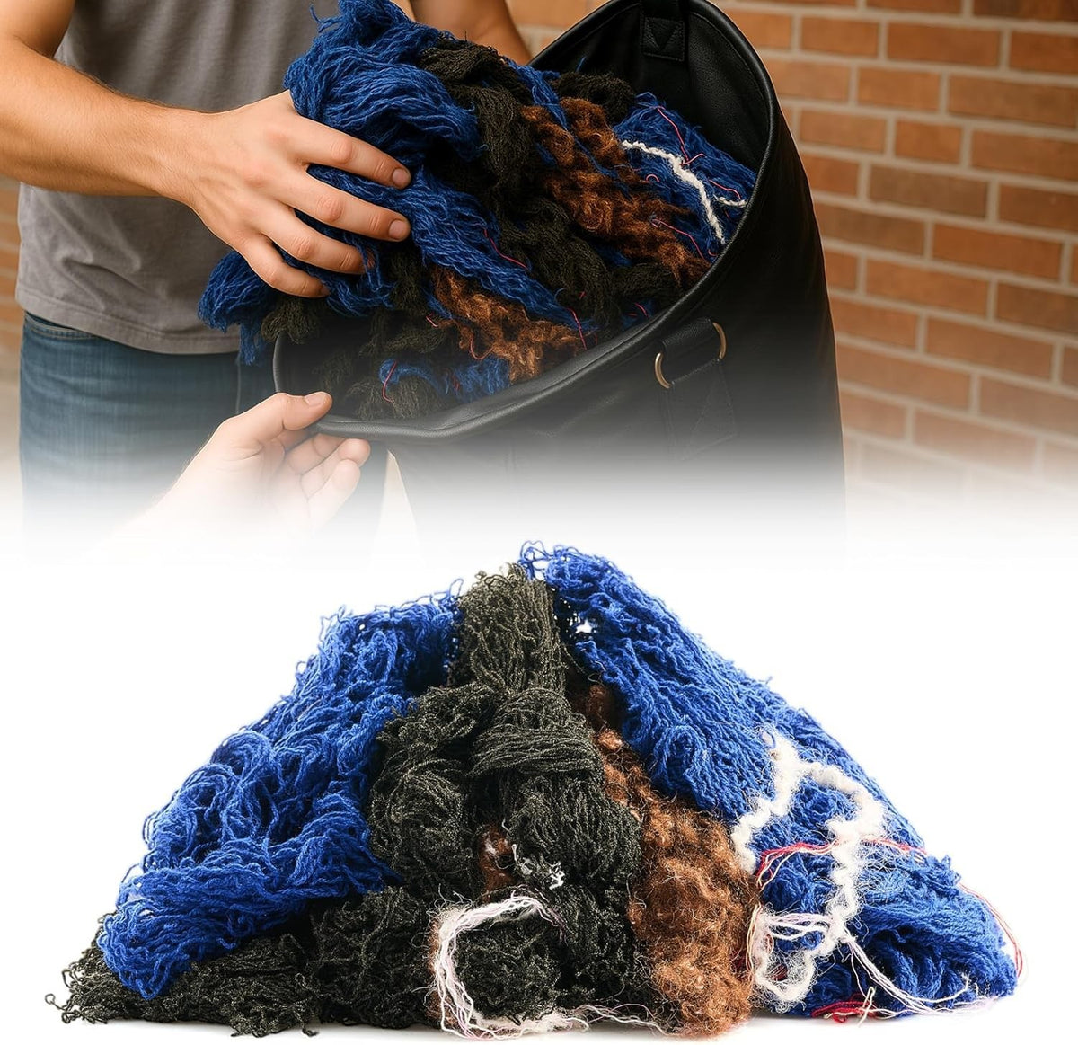 8 lb Boxing Punching Bag Filler Shredded Textile Fabric Refill