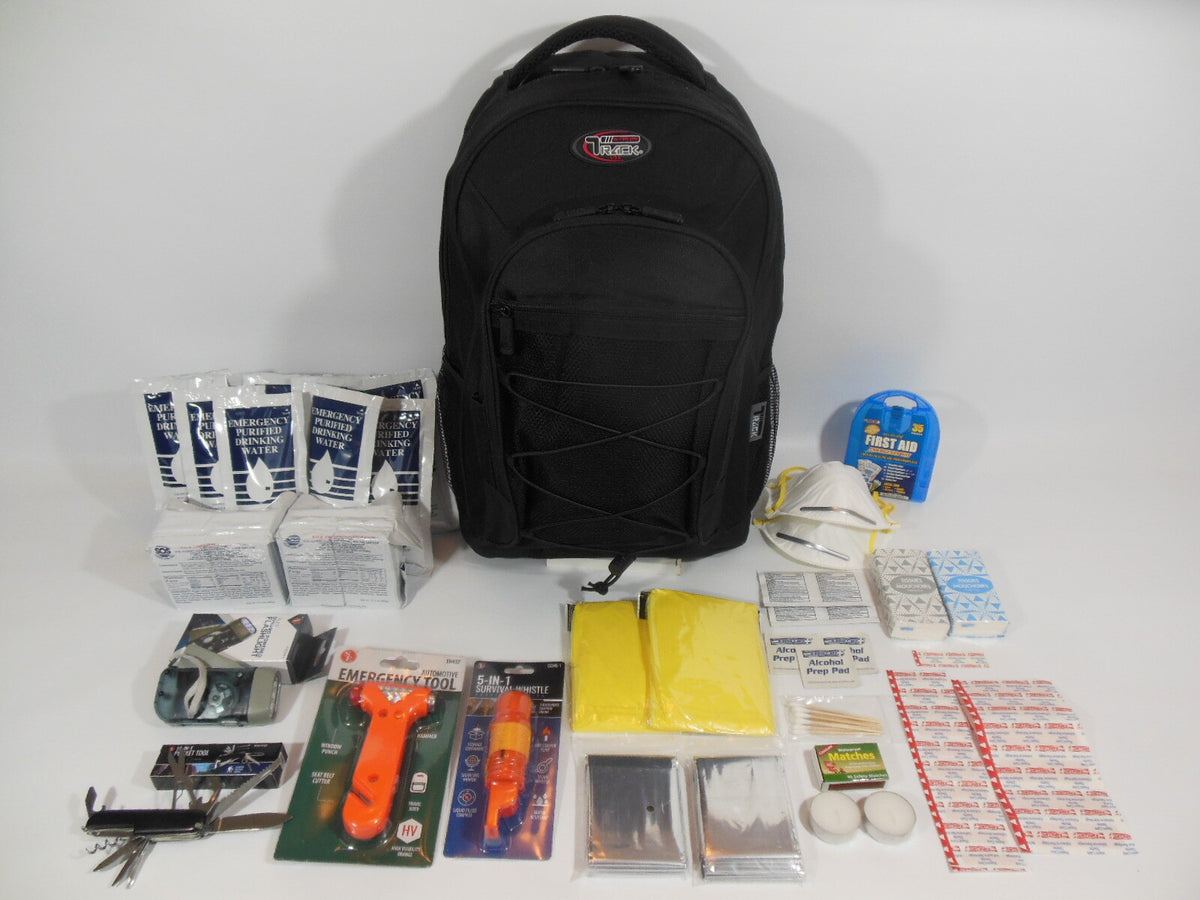 2-Person 3-Day Emergency Survival Kit with Food Water Gear