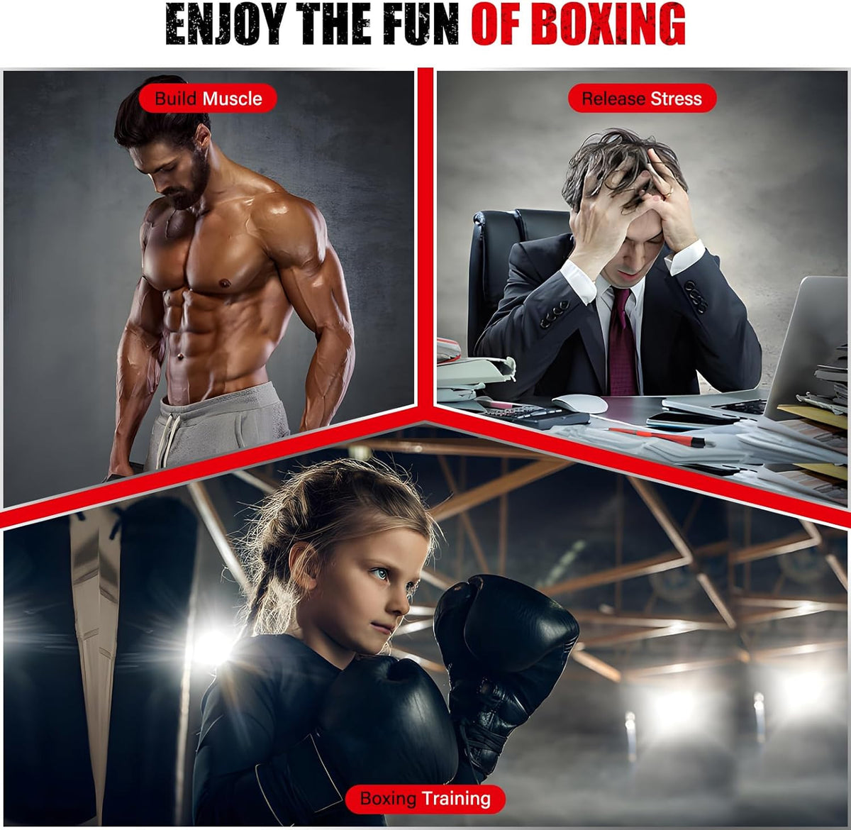Speed Bag Boxing Punching Bag Wall Mount Adjustable & Space Saving