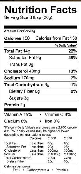 Powdered Butter Can - Long Shelf Life, US-Made, 12 oz for Cooking & Baking