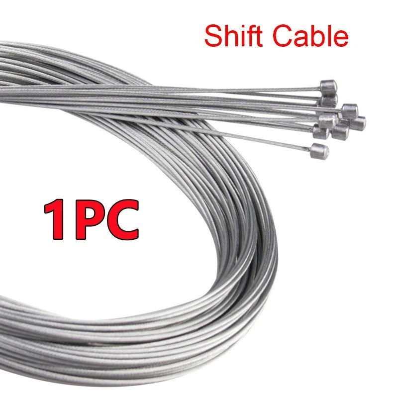 Bicycle Brake & Gear Cable Set 2M Inner Wires for MTB, Road & Hybrid Bikes