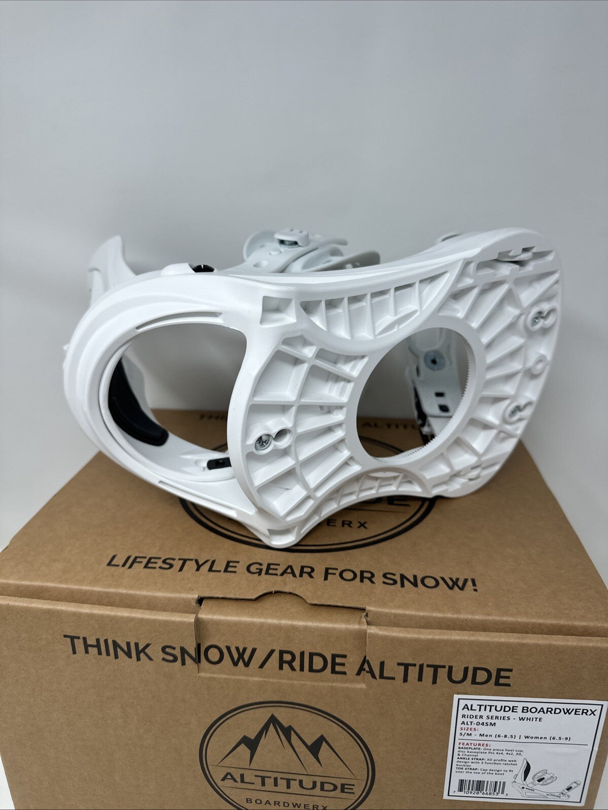 Men's Snowboard Bindings Rider 4x4 Burton Compatible S/M 6-8.5