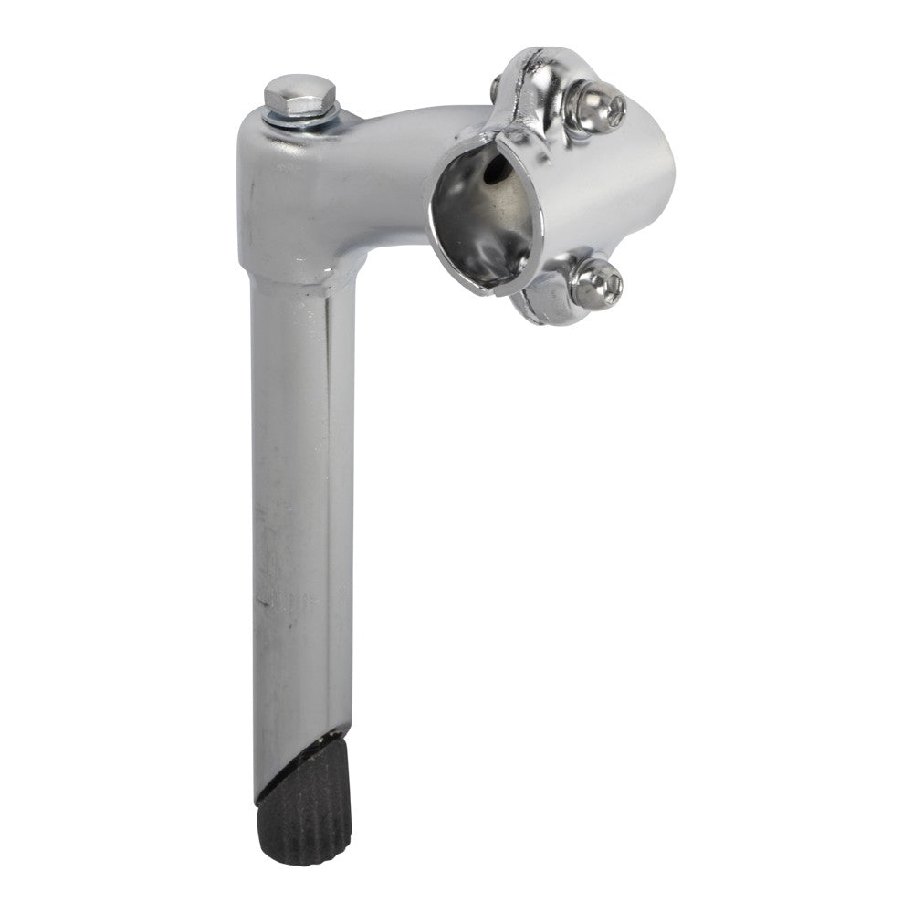 Bicycle Stem Lowrider Steel 21.1mm & 22.2mm with 2 Bolts Chrome